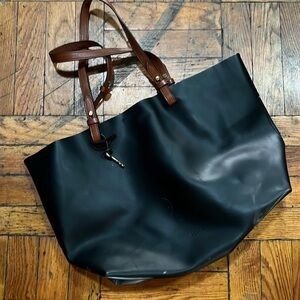 Fossil Tote, dark blusish-black EC